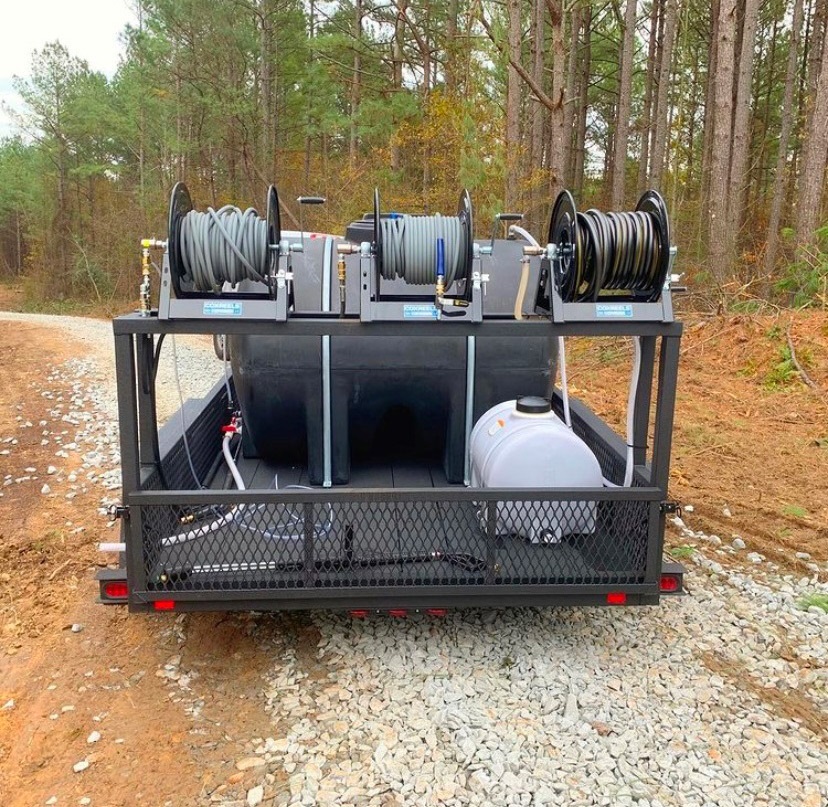 Custom Pressure Washing Trailer - Mud Dog Pressure Washing Trailers