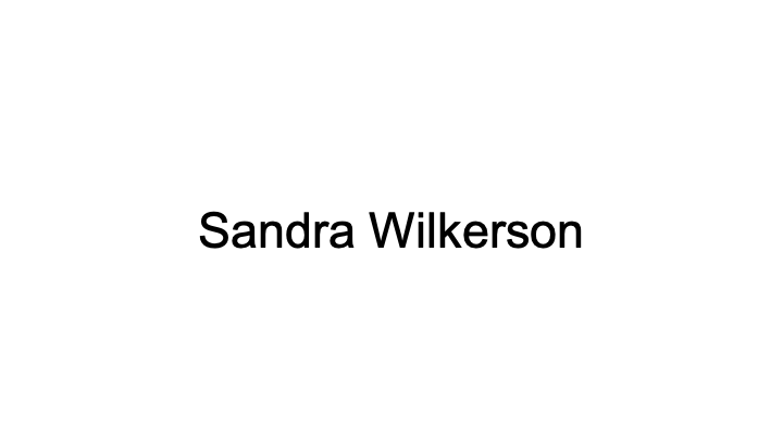 paws4people Sponsor | Sandra Wilkerson
