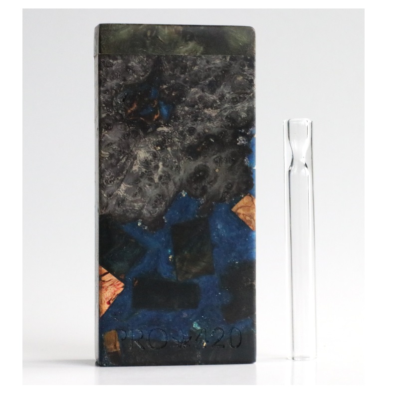 Galaxy Burl Futo Stash Box- Out of this World Wood Dugout- 4