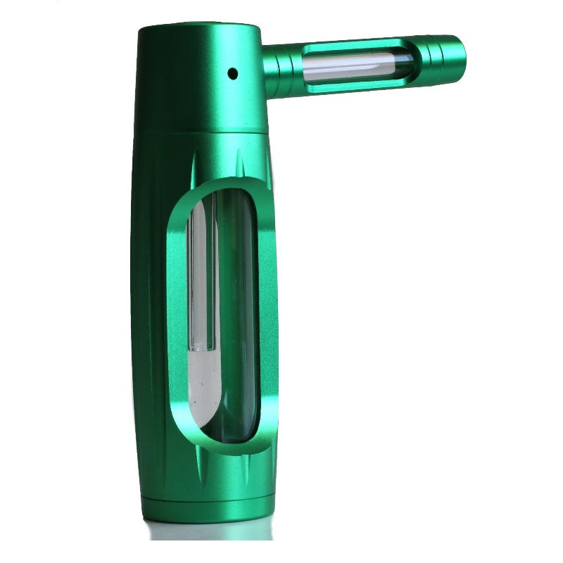 PRO420 Glass & Aluminum 6? Bubbler-Water Pipe-Easy to Clean-Perfect Small Bubbler