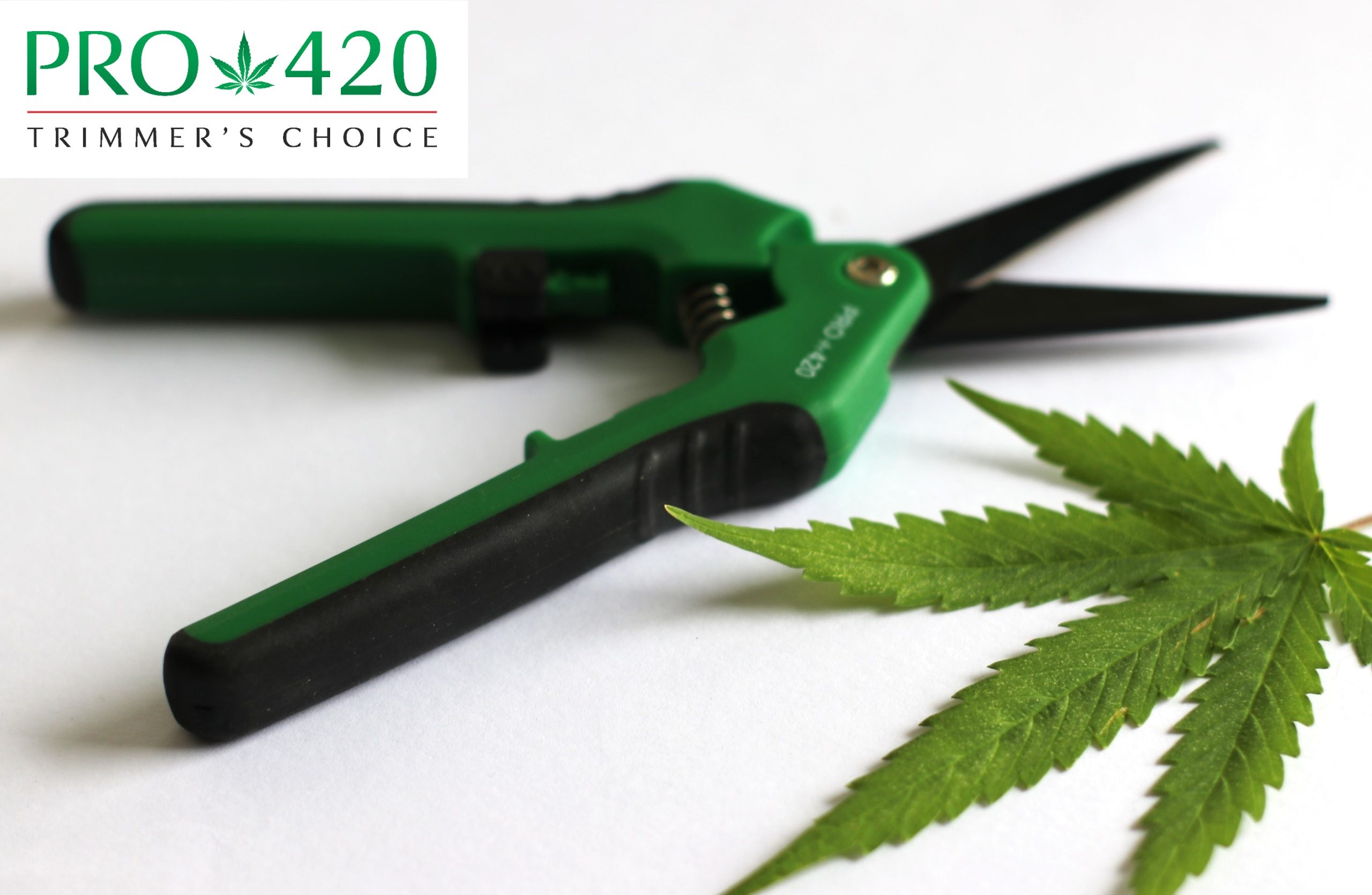 PRO 420 Scissors- Spring Loaded- Professional Manicure Scissors for Cannabis - Spring Loaded Scissors