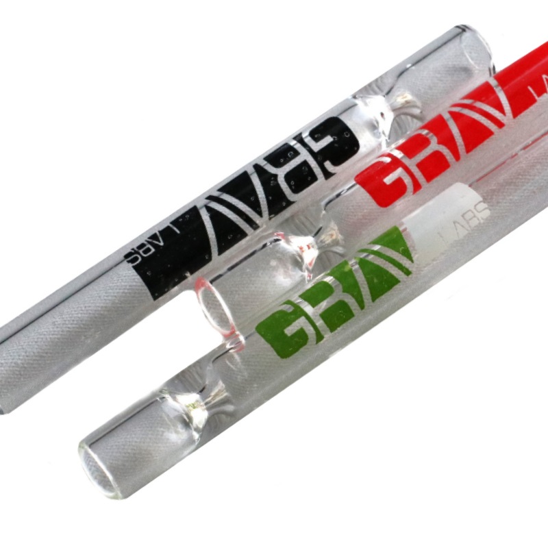 4" GRAV Glass One Hitters- Multiple colors- Solid Multi Hitter Pipe