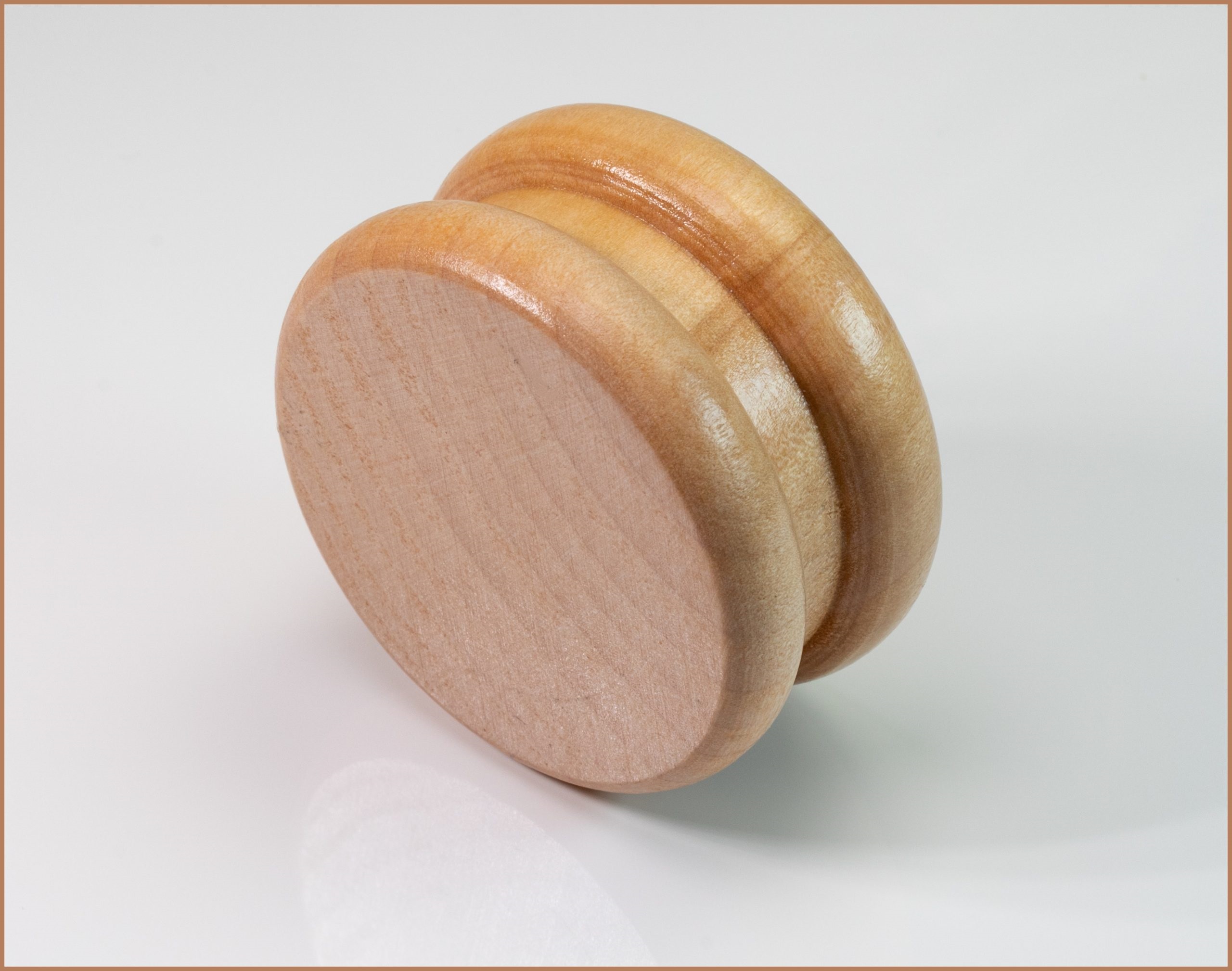 2" Wood Herb Grinder-2-piece Magnetic Lid