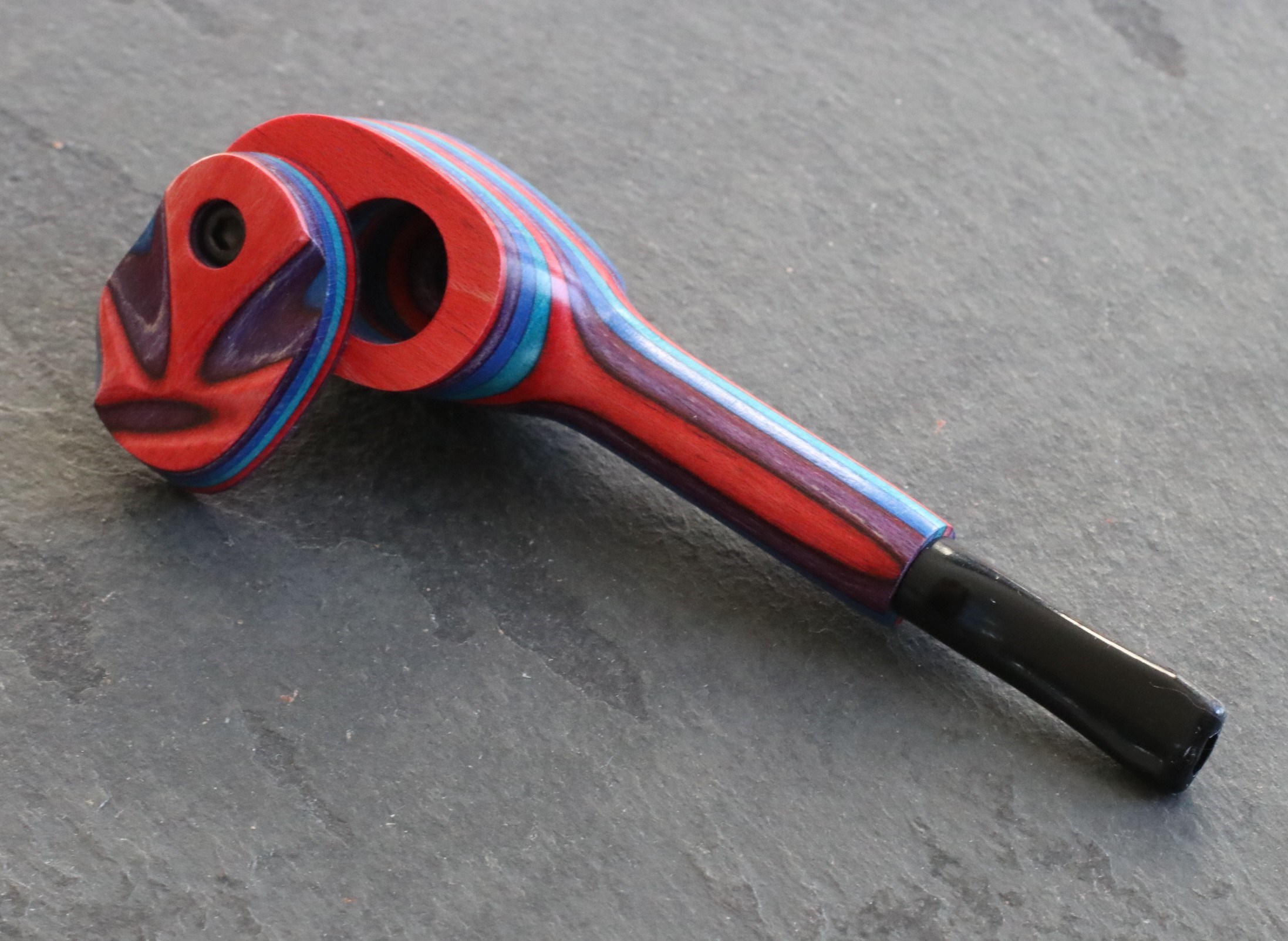 4" Rainbow Swivel Lid Pipe- R9 SWIVEL-Colorful Pipes for Sunny Days