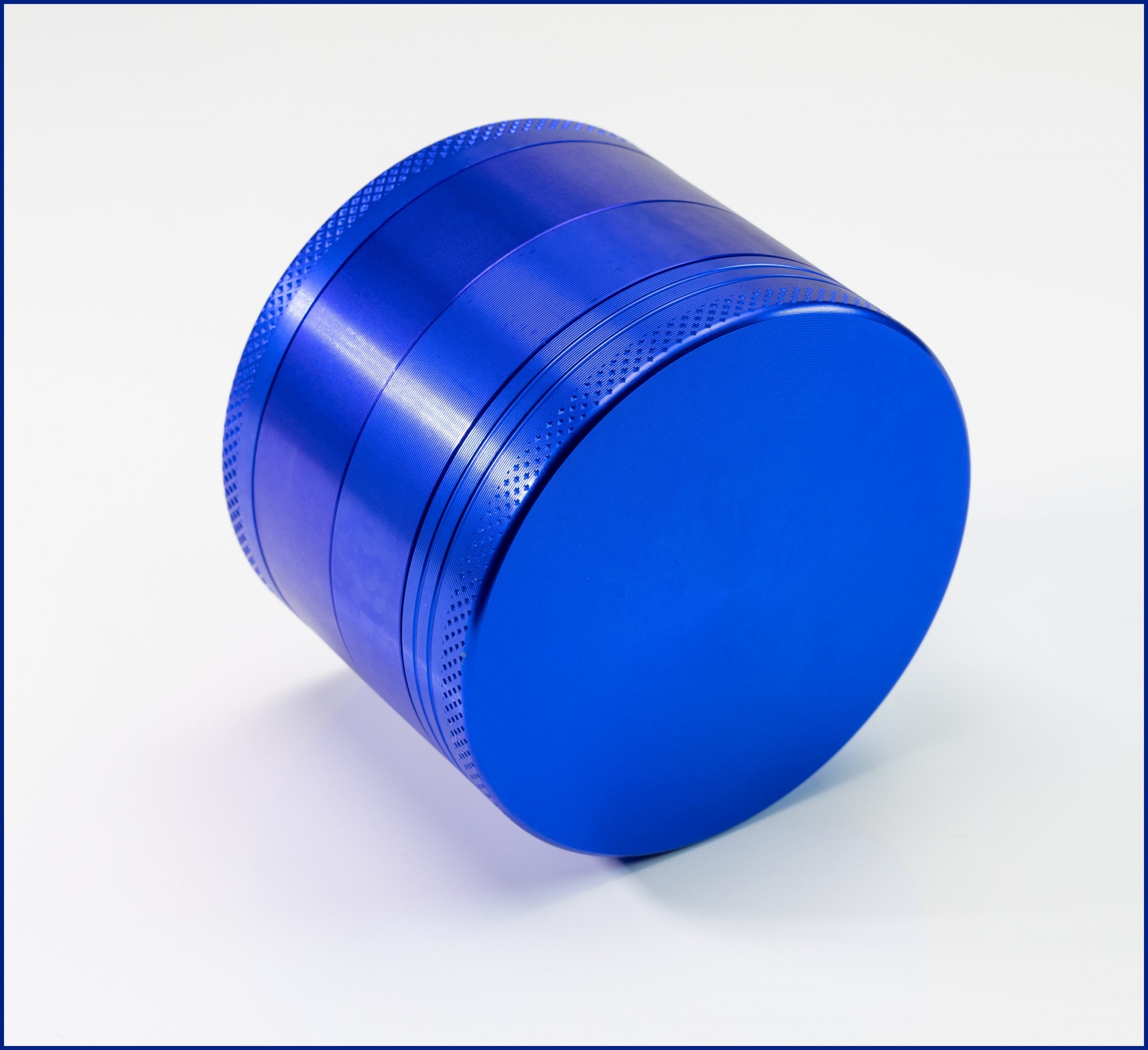 Blue Herb Grinder- 2.5" 4 Piece Professional Grade herb Grinder