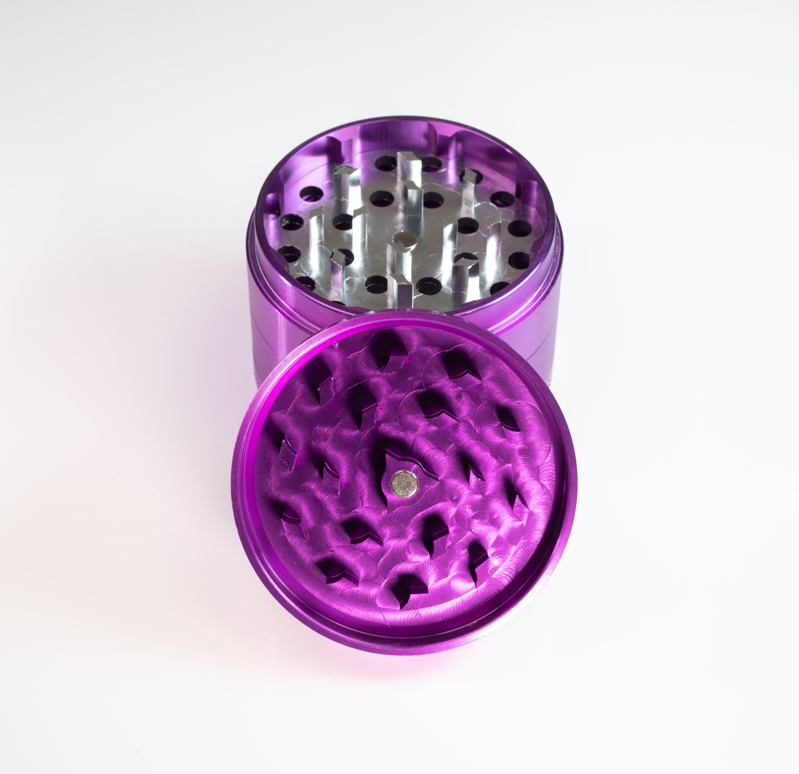 Purple Herb Grinder- 2.5" 4 Piece Professional Grade herb Grinder