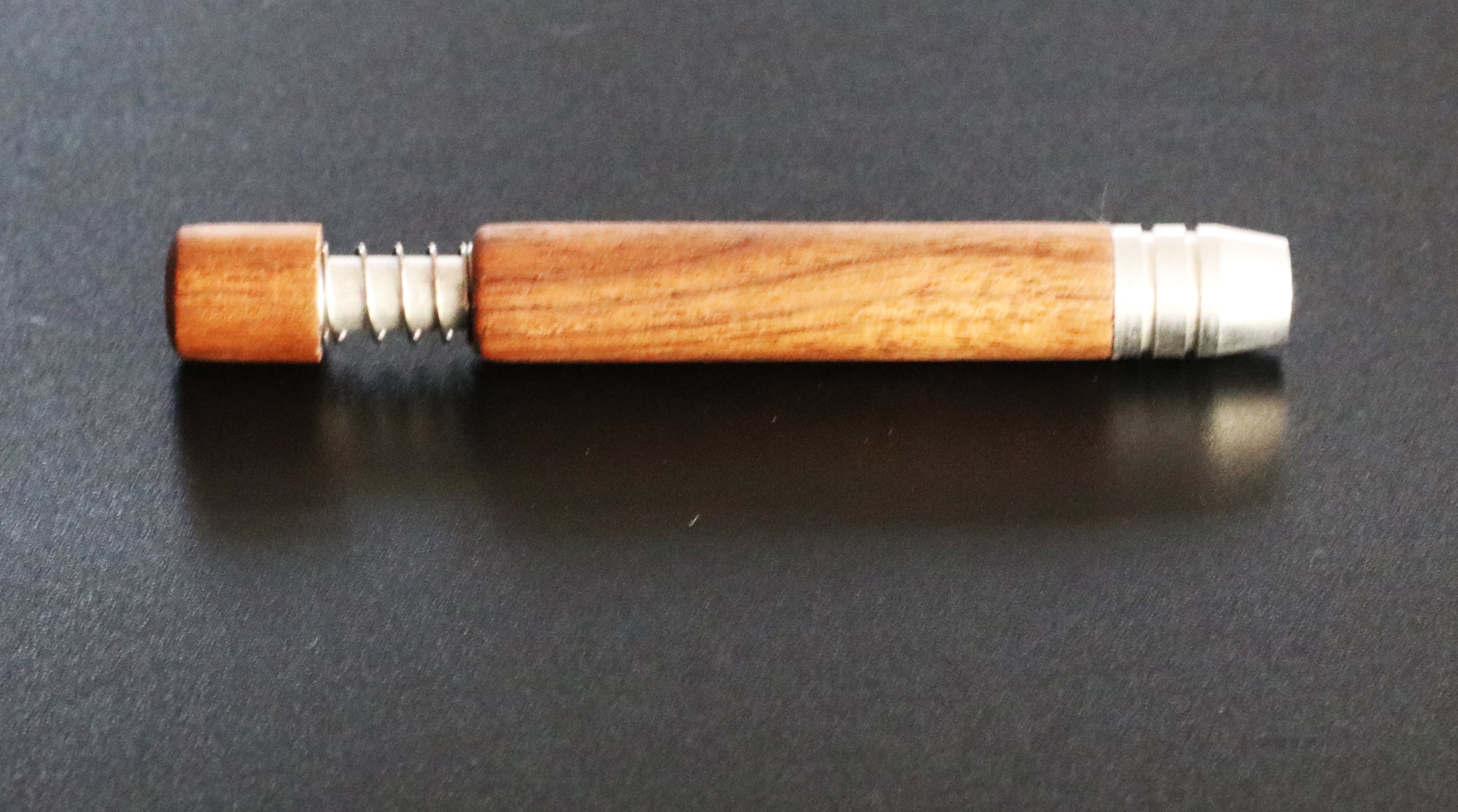 4" Black Walnut Dugout & Spring Loaded Walnut One Hitter-Perfect Match