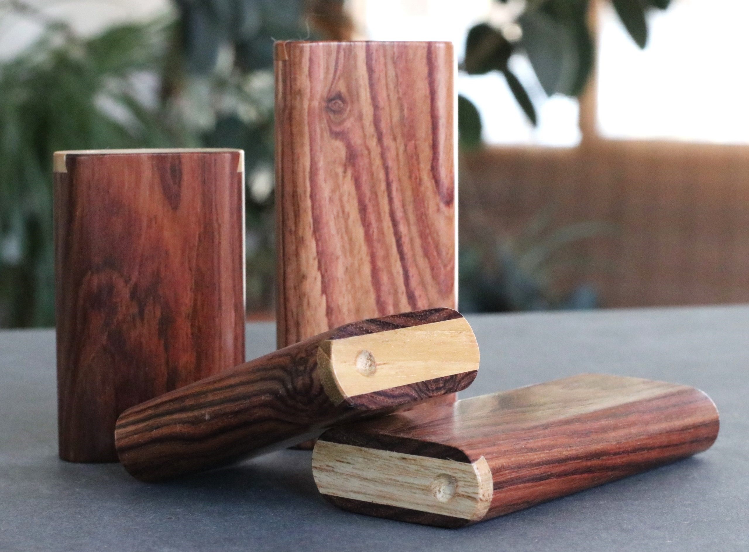 3" & 4" Honduras Wood Dugouts-  Slider Lid- One Hitter of your Choice - Honduras Dugout PRO 420