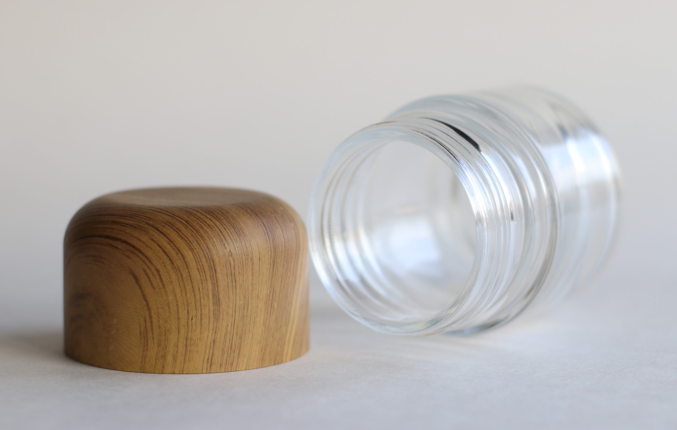 3" Glass Stash Jar-Smell Proof-Child Proof Lid-Safe and Secure Jar