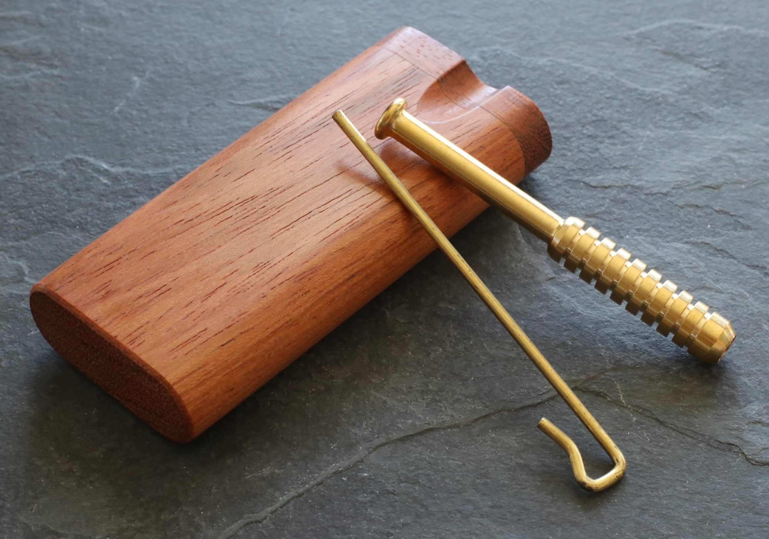 3.5" Brass Poker-Cleaning Tool for Dugouts & Pipes - Brass Poker for Cleaning Pipes