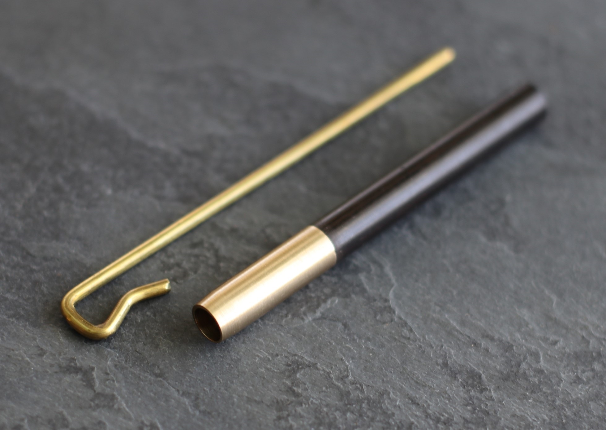 3" Brass Pipes designed for 4" dugouts-Brass Tube/Wood Cover/Brass Poker included