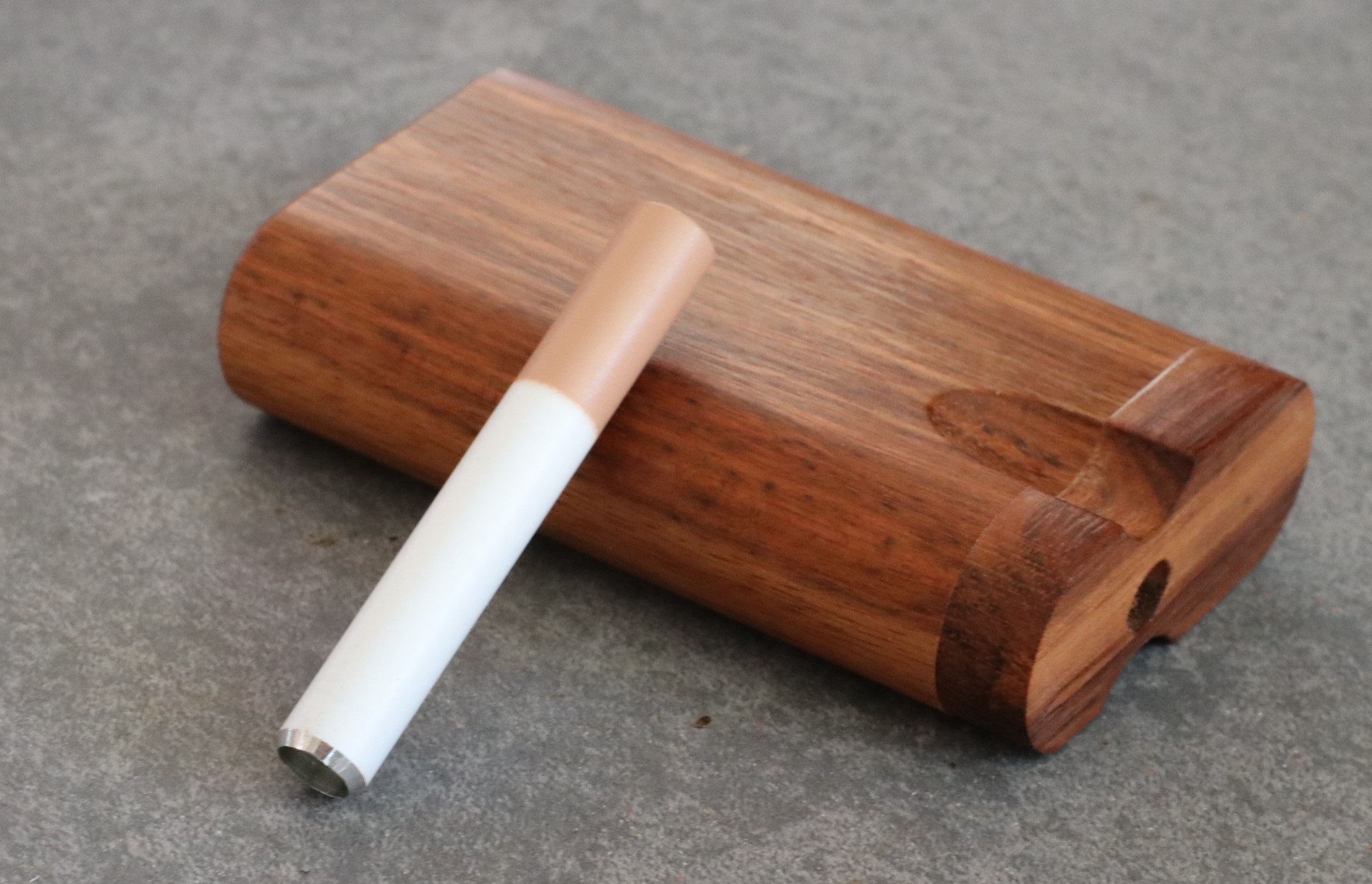 2" Metal Cigarette Style One Hitter Pipes-Designed for 3" Dugouts-RELOAD - Metal Cigarette Pipes