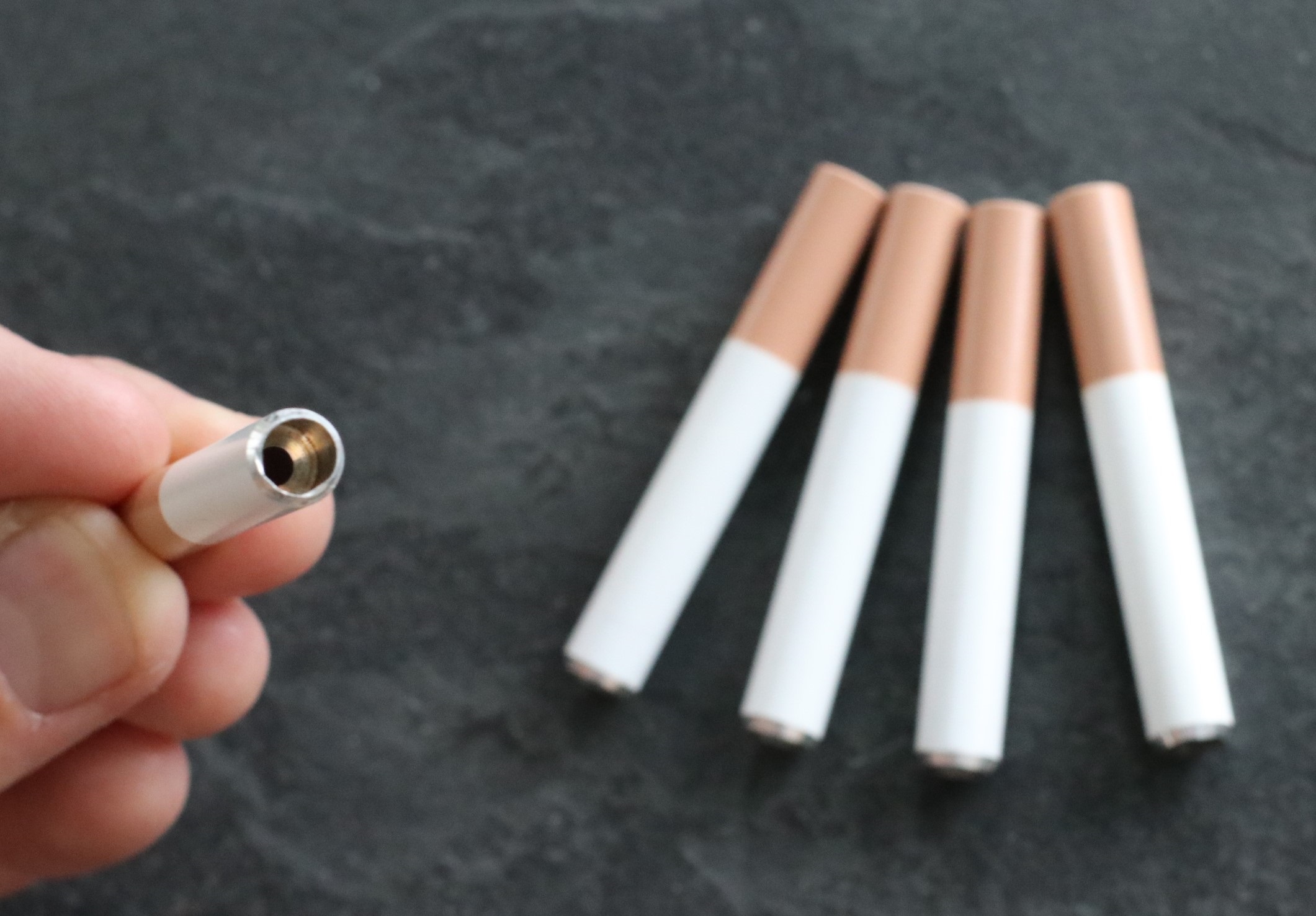 2" Metal Cigarette Style One Hitter Pipes-LOT OF 100-Wholesale Prices-Limited Quantity - 2' Metal One Hitter Pipes