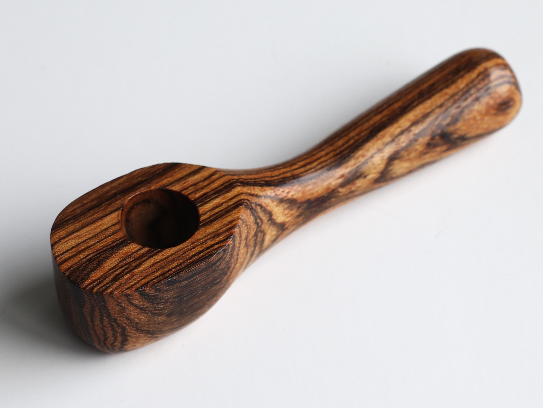 Exotic Wood Pipe-218-4"-American Handcrafted Smoking Pipe - Wooden Weed Pipe