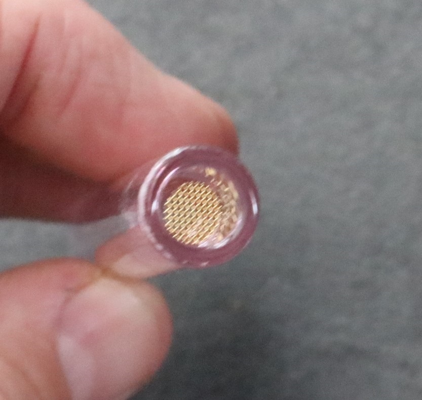 1/4" Brass Screens x 5- Tiny Brass Screens for One Hitter Pipes .25" diameter - .25' Brass Screens for Pipes
