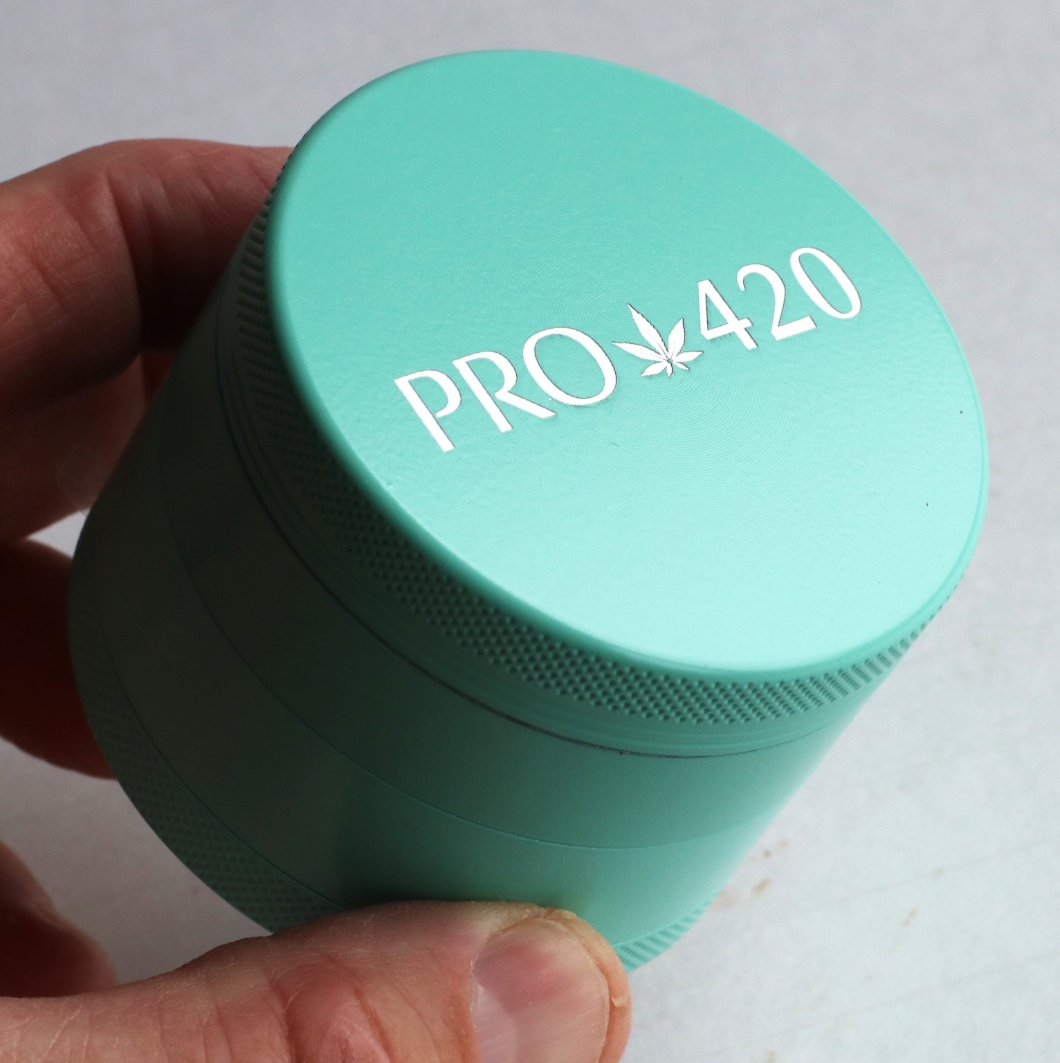 PRO 420 Ceramic Herb Grinder- 63mm Diameter-4 Piece Professional Herb & Marijuana Grinder - PRO 420 Herb Grinder