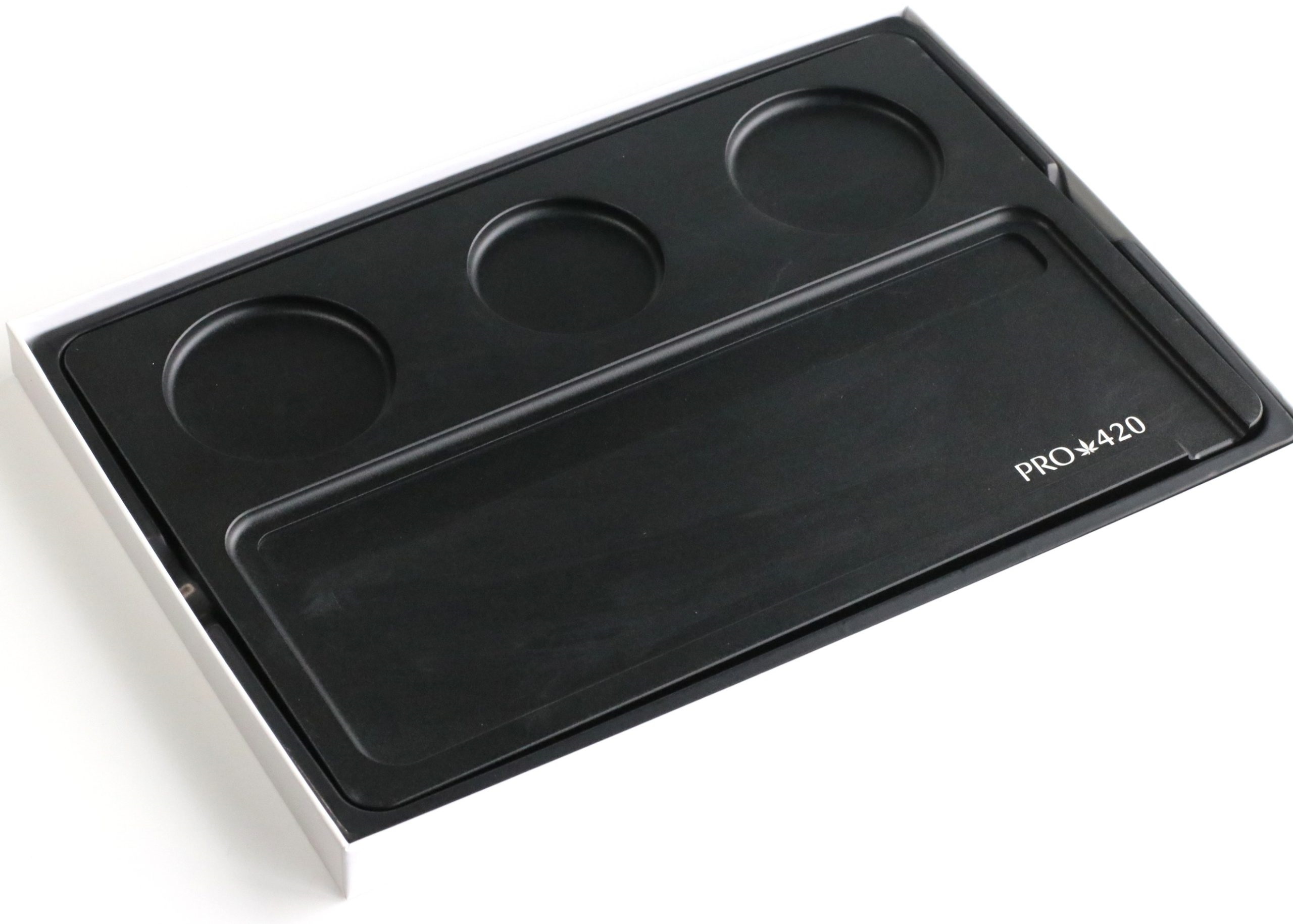 PRO 420 Rolling Tray & Herb Grinder-Quality Gift Pack - PRO 420 Aluminum Rolling Tray