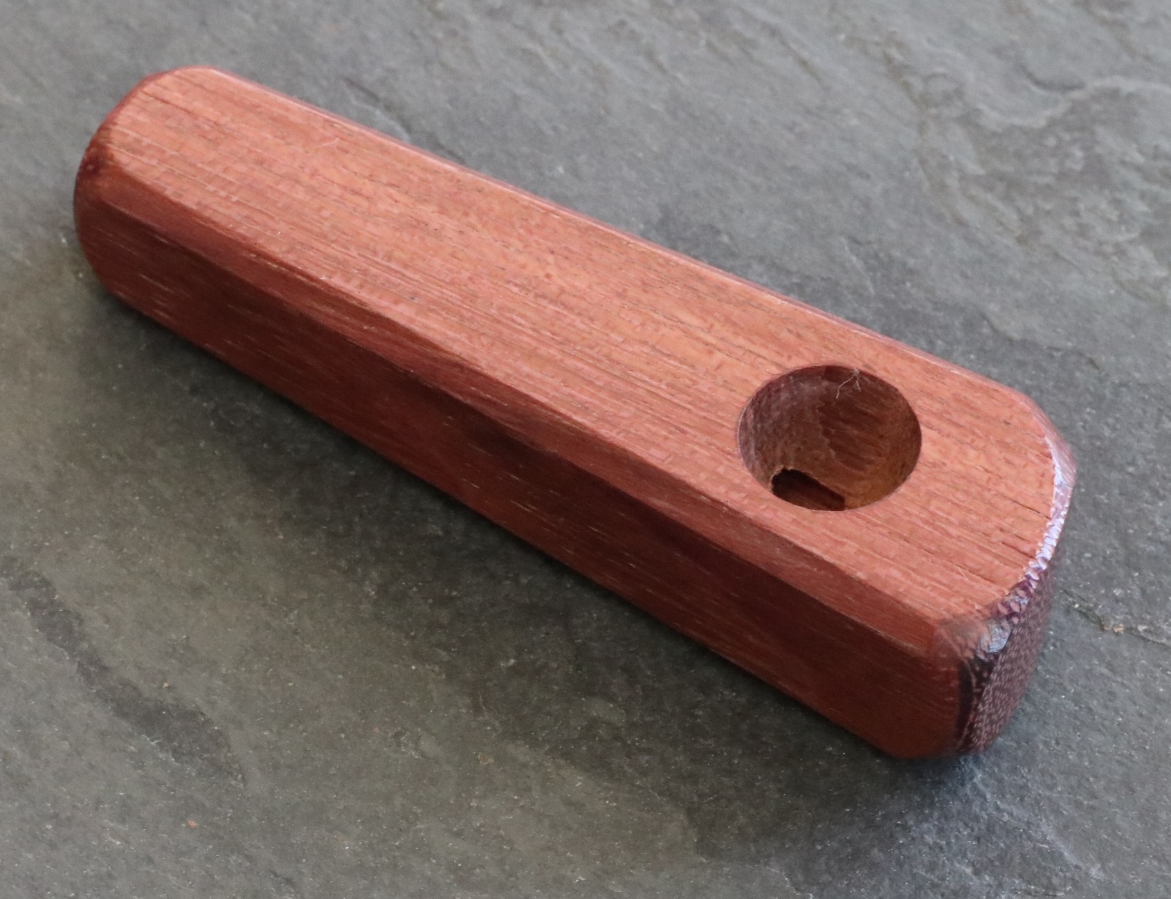 3.25" Exotic Wood Pipe-B11-Handcrafted American Wood Pipe - Traditional Smoking Pipe
