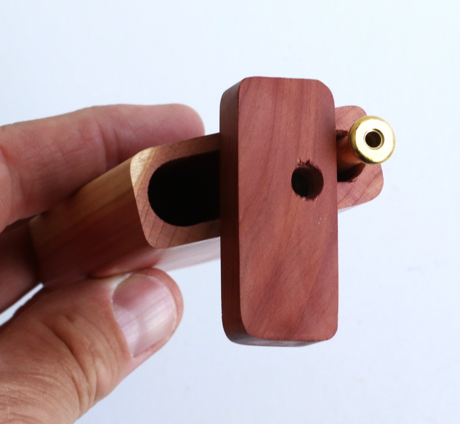 4" Cedar Wood Dugout and One hitter pipe-American Crafted-PRO 420 - 4' Cedar Wood Dugout