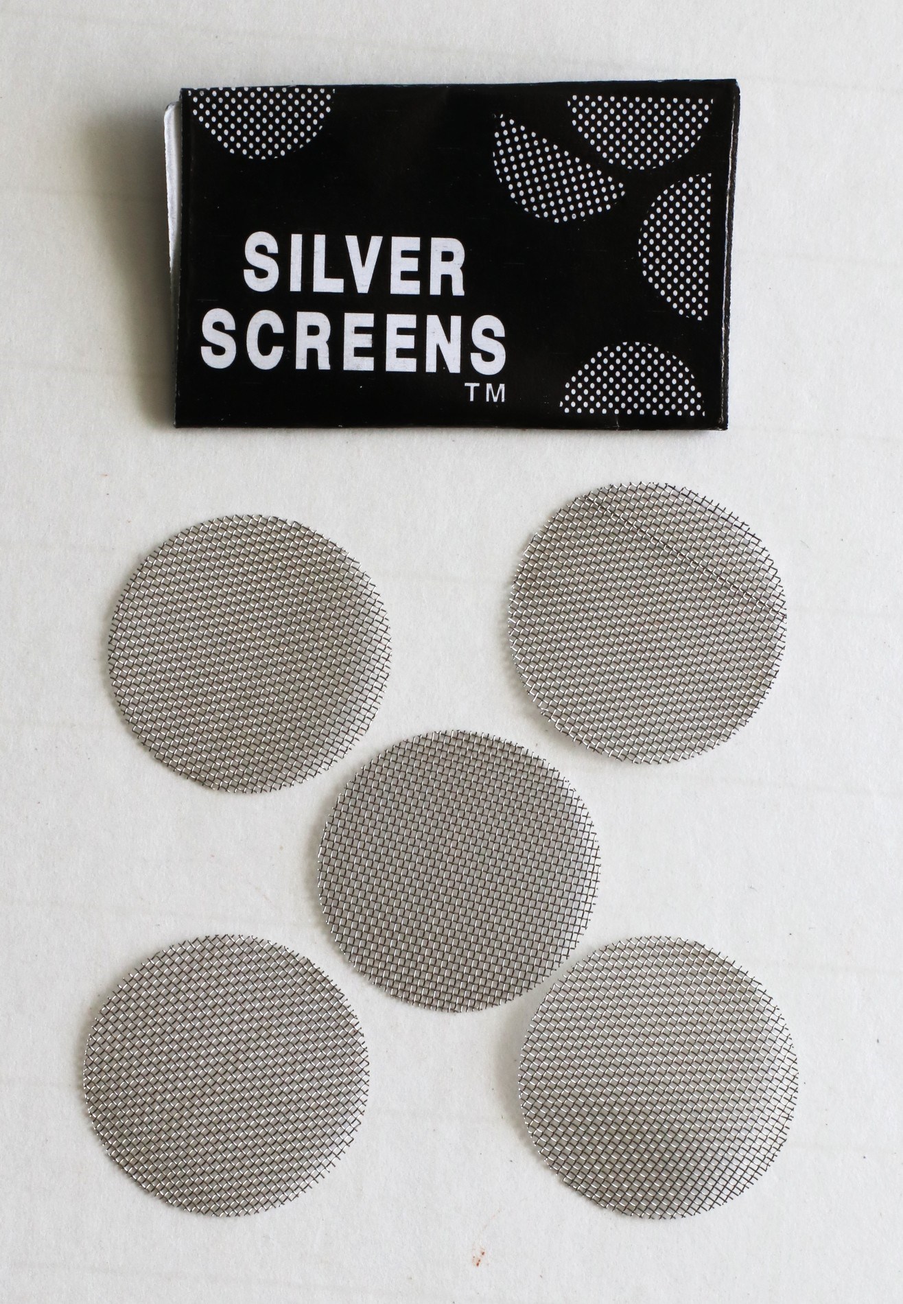 Steel Pipe Screens- .75" Diameter- 5 per pack-Smoking Pipe Filter Screens - Steel Pipe Screens .75'