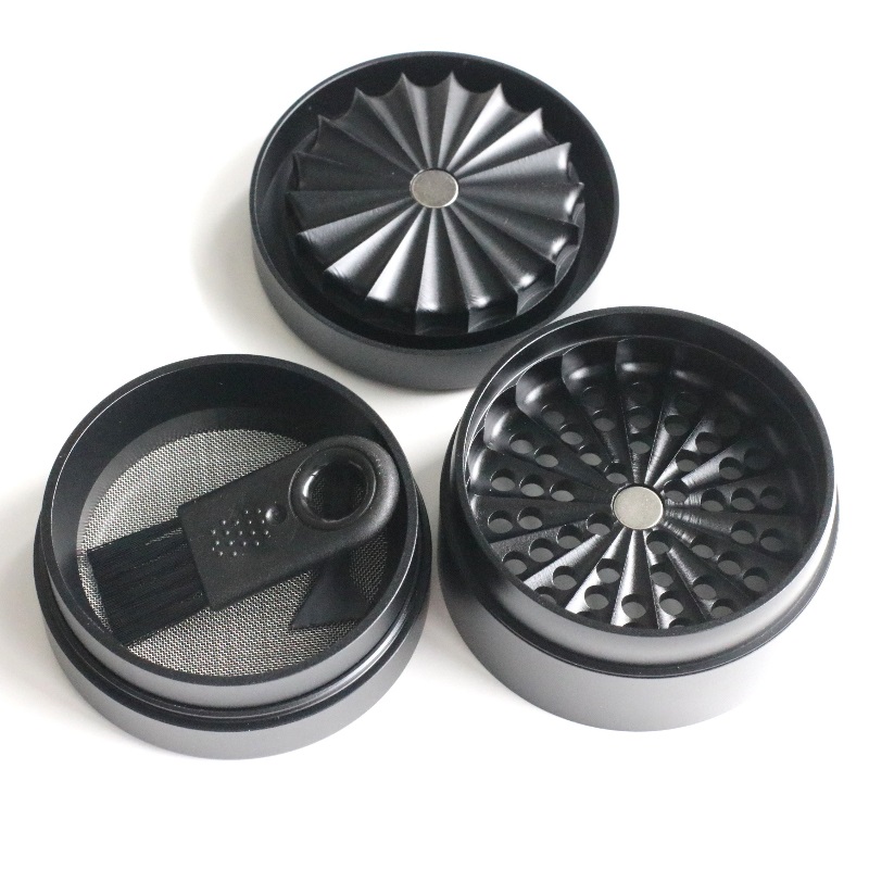 60mm PRO 420 Apollo Grinder-State of the Art Herb Crusher-Black - Apollo Grinder by PRO 420