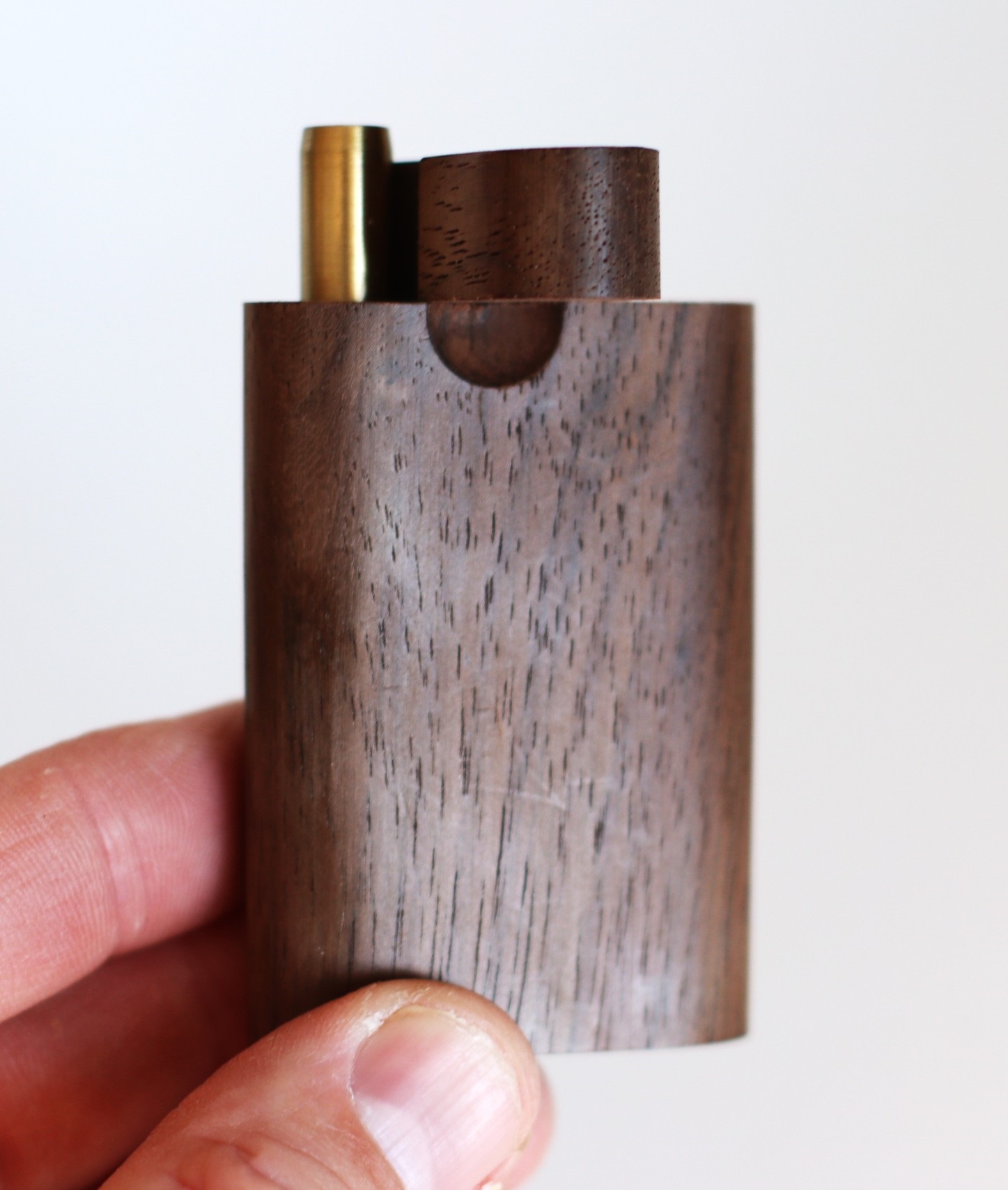 3" Exotic Wood Dugouts & One Hitter Pipe-American Crafted Small Stash Box by Better Life - Micro Dugout by Better Life