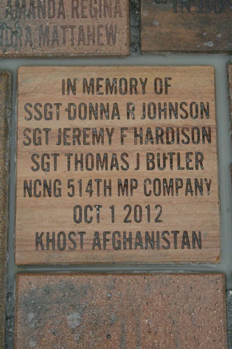 Sgt Butler Brick Laying Ceremony