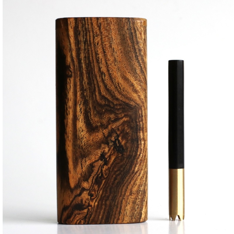 One of a Kind Bocote Dugout & One Hitter Pipe