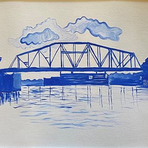 Surf City Bridge #2 (blue) 